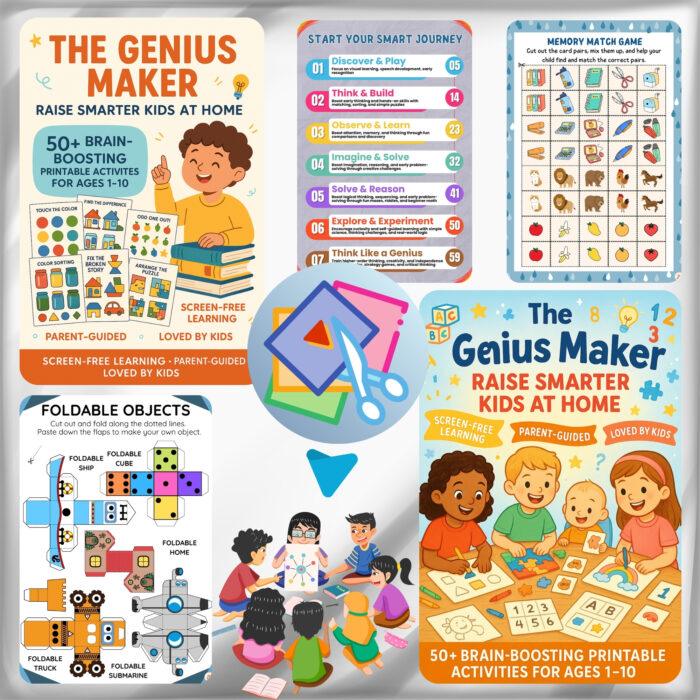 The Genius Maker - Activity eBook for Kids - Easykarao